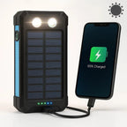 Batería Externa Solar de 100000mAh, Cargador Impermeable