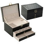 Caja de Joyería de Lujo Multicapa - EleganceBox