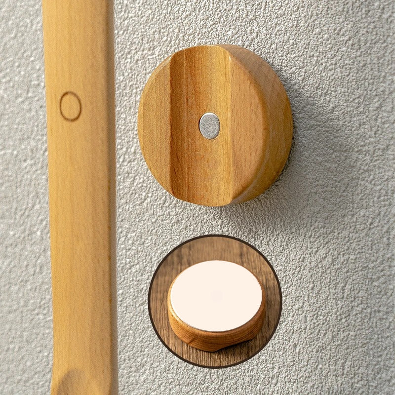 Cucharilla Minimalista de Madera de Haya con Montaje en Pared