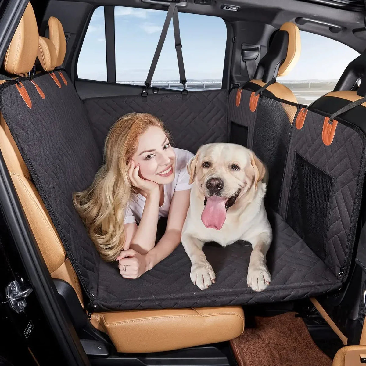 ComfortCarrier | Donde la protección del automóvil y la comodidad para tu perro se encuentran | +Correa de perro segura