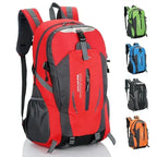 Mochila de viaje impermeable para exteriores con múltiples compartimentos