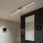 Luz de Techo LED Semi Empotrada de Aluminio Moderno