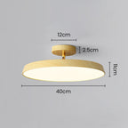 Luz de Techo Semi-Flush Moderna con Tonos Ajustables