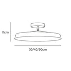 Luz de Techo Semi-Flush Moderna con Tonos Ajustables