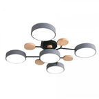 Candelabro LED Ramificado Escandinavo para Iluminación Moderna del Hogar