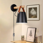 Lámpara de Pared de Madera Nórdica