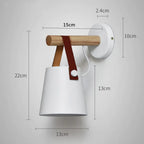 Lámpara de Pared de Madera Nórdica
