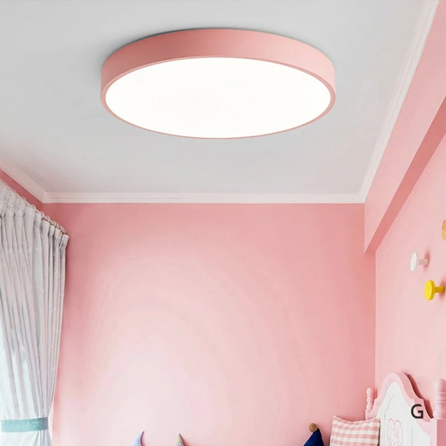Luz de Techo de Madera Nórdica Macaroon para Espacios Modernos