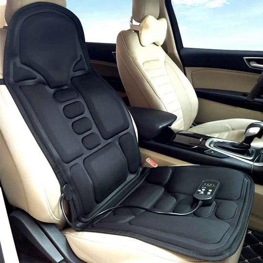 Cojín de Masaje con 8 Modos y Almohada Calentada para Cuello y Espalda para Coche y Hogar
