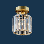 Moderna Lámpara de Techo Semi Empotrada de Cristal Mini de 1 Luz