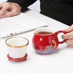 Tazas Infusoras de Té de Cerámica Japonesa