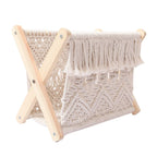 Soporte para Revistas Plegable de Algodón Nórdico