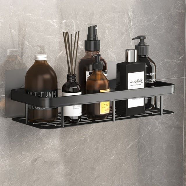 Soporte de Baño con Ventosas de Metal