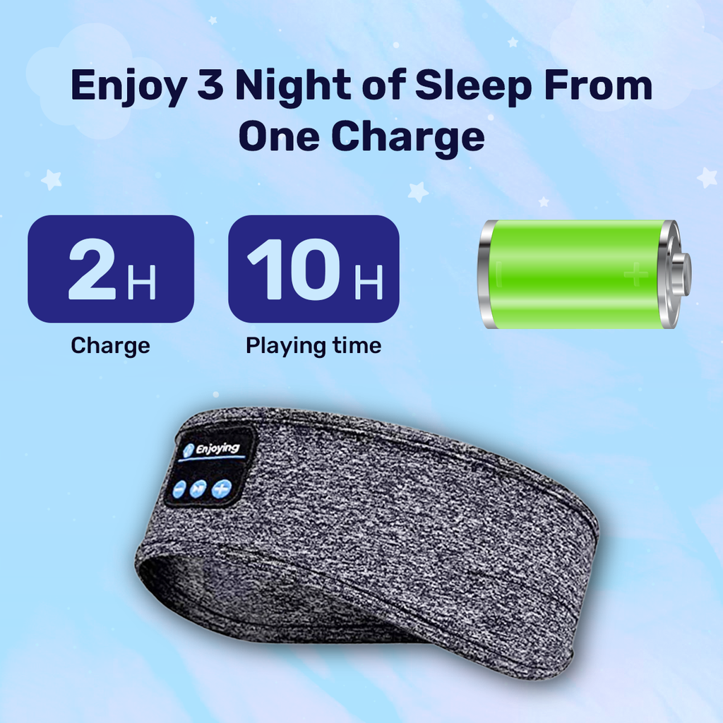 Auriculares para Dormir – Diadema Bluetooth con Altavoces Planos