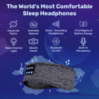 Auriculares para Dormir – Diadema Bluetooth con Altavoces Planos