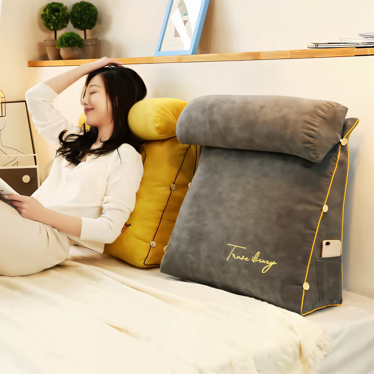 Luxe Leeskussen – Ergonómico y Cómodo para la Relajación