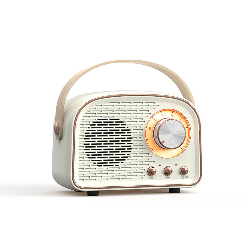 Altavoz Bluetooth Retro Redondo