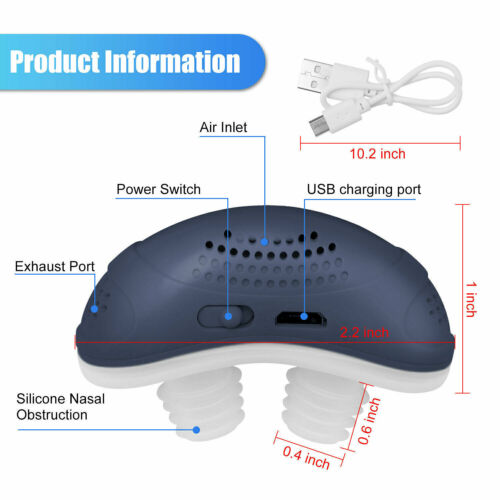 Dispositivo Micro CPAP para apnea del sueño y anti-ronquidos - Alternativa a CPAP
