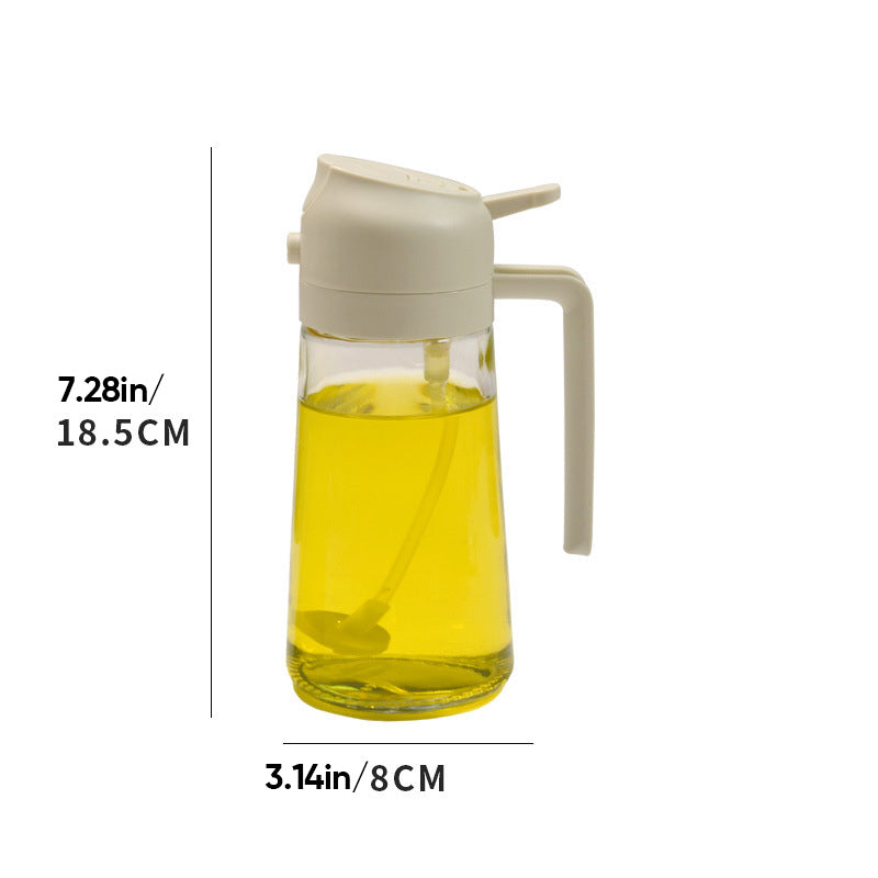 Spray y dispensador de aceite de vidrio 2 en 1