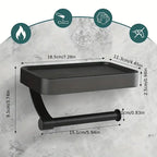 RackHold™ - Soporte para Rollos de Papel Montaje en Pared