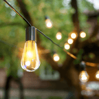 Luces de cadena LED solares para exteriores