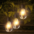 Luces de cadena LED solares para exteriores