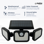 Luces Exteriores Solares con Sensor de Movimiento