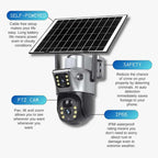 Cámara Solar UltraVision – Protección 360° Sin Cables, Día y Noche
