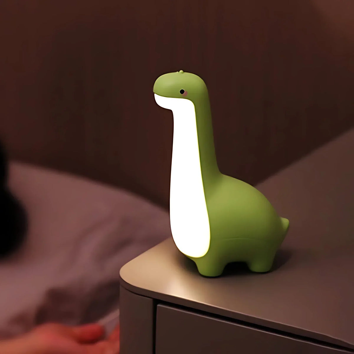 Luz Nocturna LED de Dinosaurio para Niños – Iluminación Suave para Noches Tranquilas