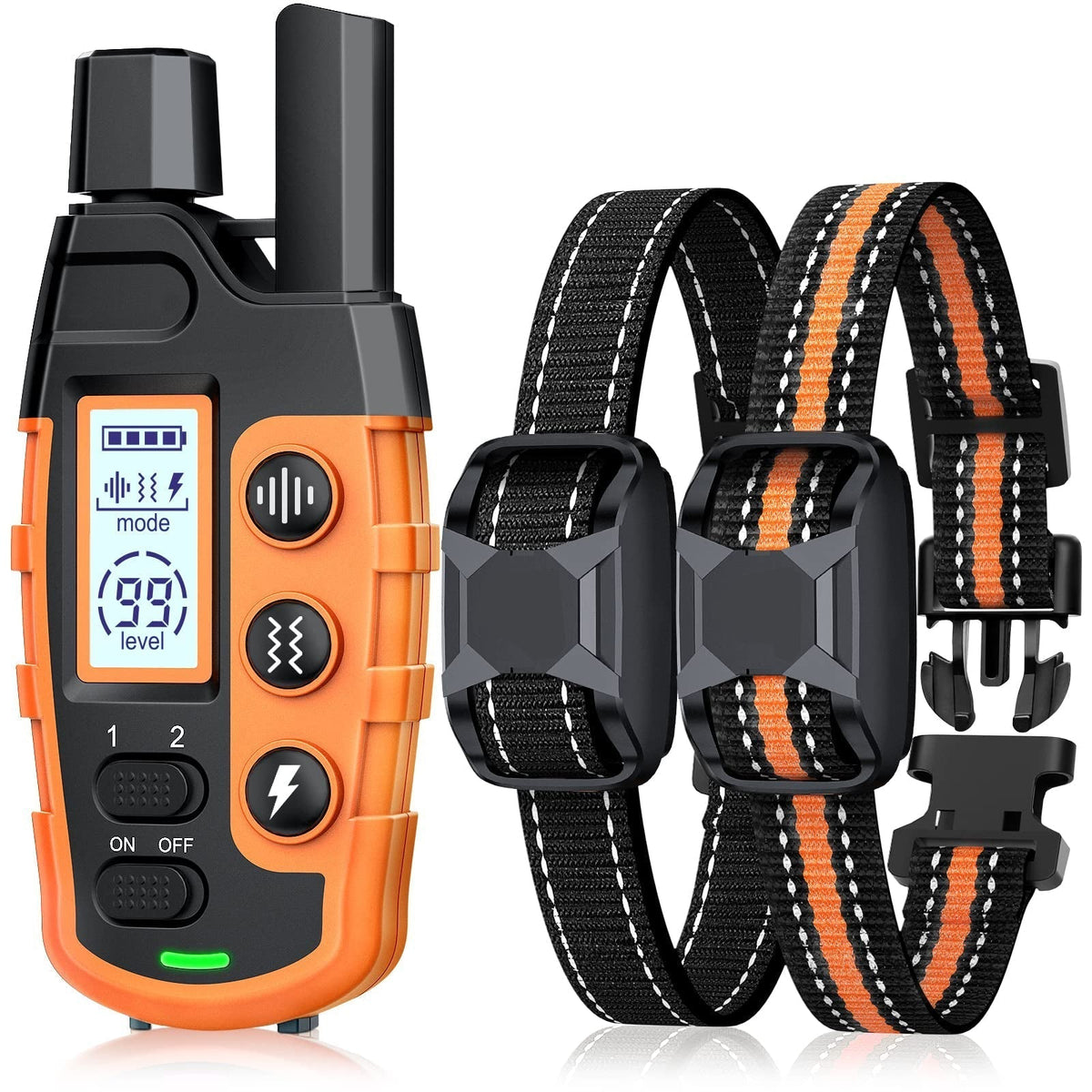 Collar Electrónico de Entrenamiento para Perros Impermeable 3300Ft con Control Remoto