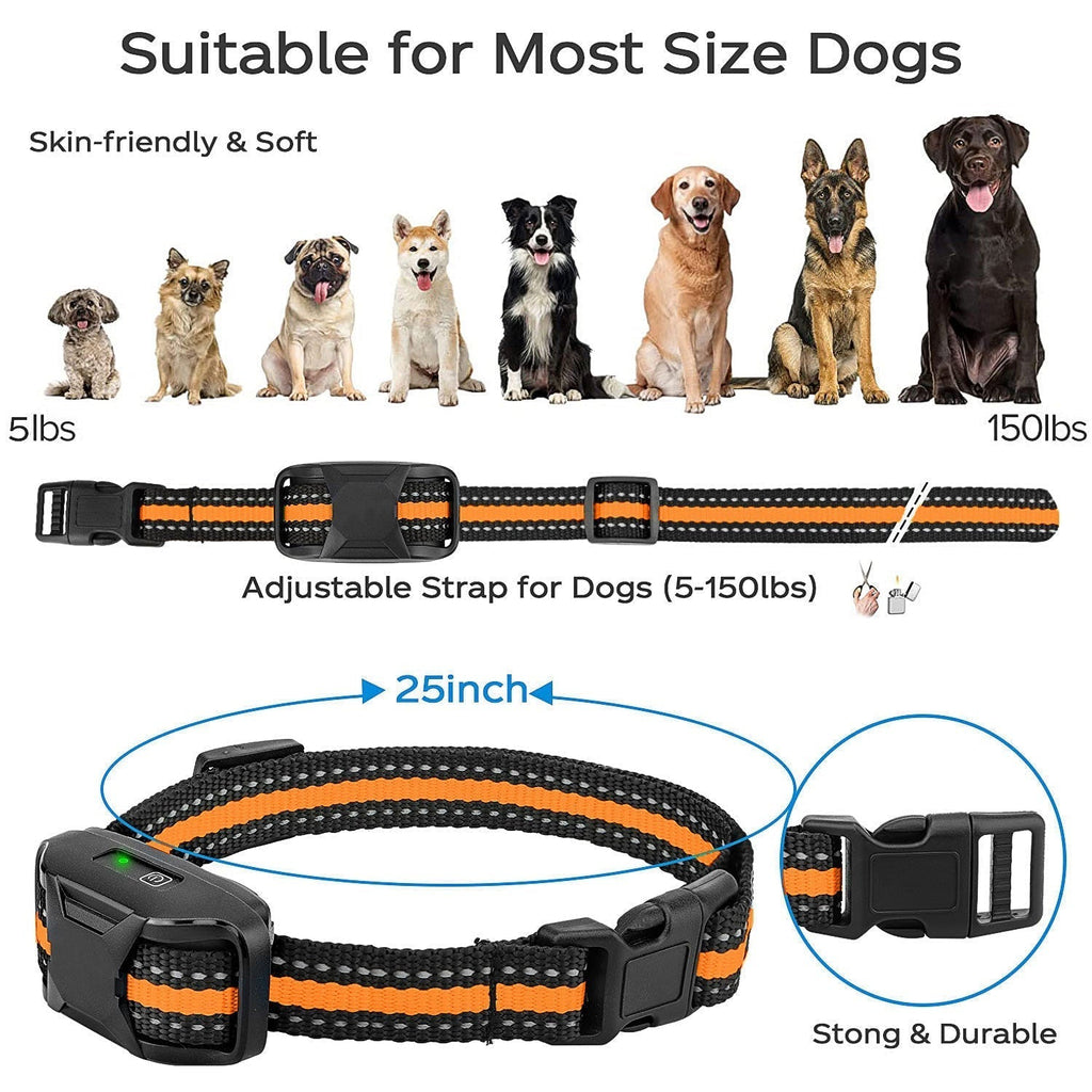 Collar Electrónico de Entrenamiento para Perros Impermeable 3300Ft con Control Remoto