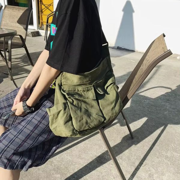 Bolso de hombro de tela para mujeres – Vintage y espacioso