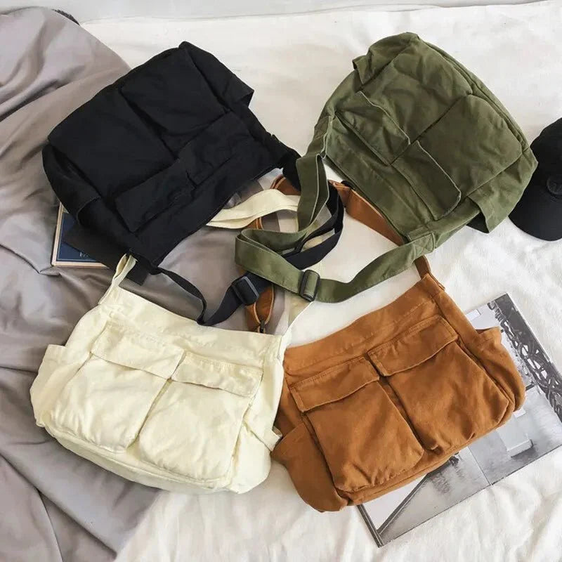 Bolso de hombro de tela para mujeres – Vintage y espacioso