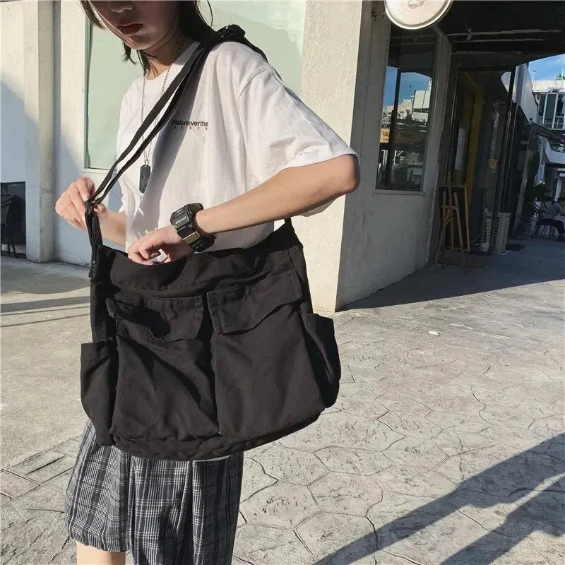 Bolso de hombro de tela para mujeres – Vintage y espacioso