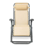 Silla Plegable de Gravedad Cero con Reposacabezas Ajustable
