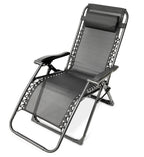 Silla Plegable de Gravedad Cero con Reposacabezas Ajustable