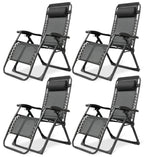 Silla Plegable de Gravedad Cero con Reposacabezas Ajustable